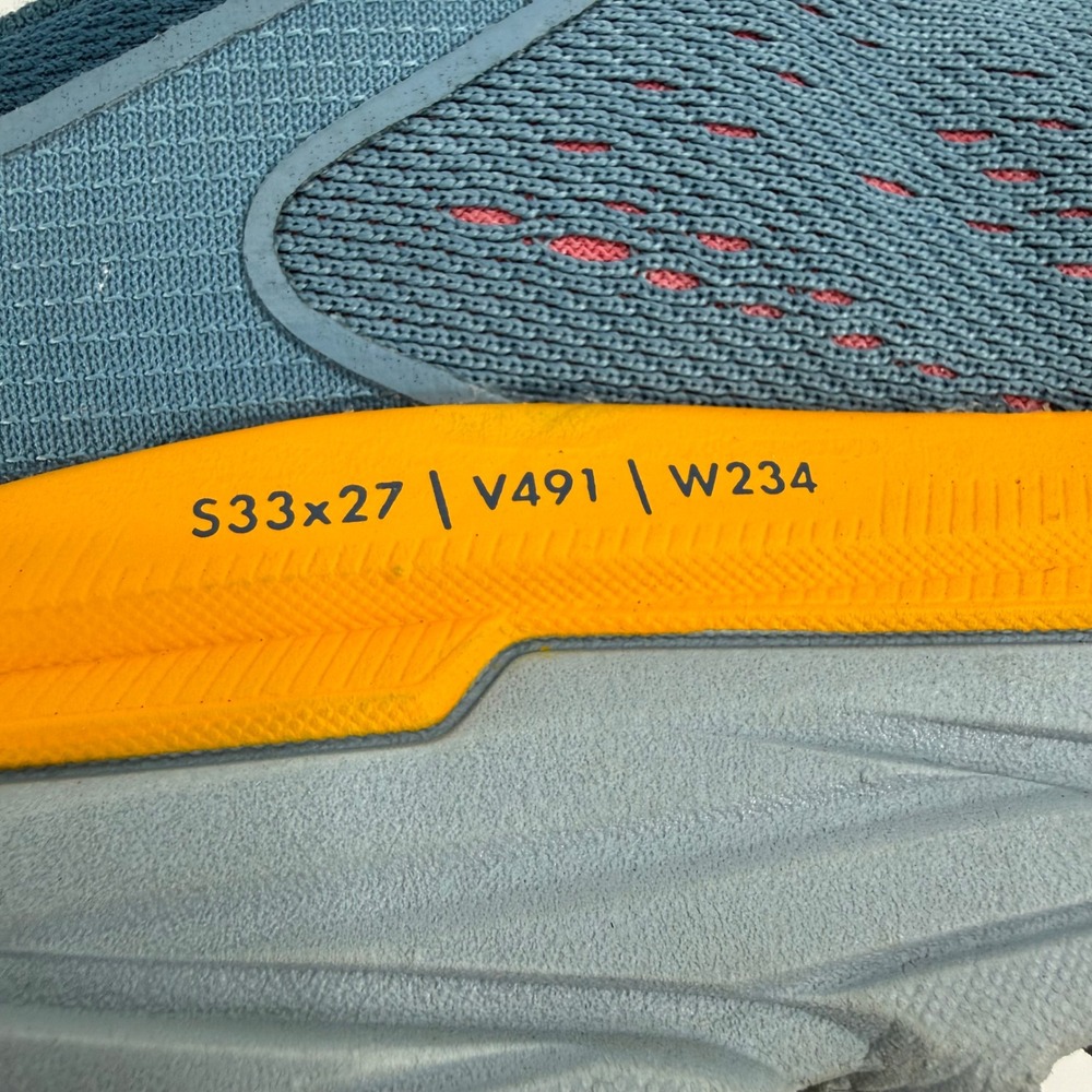 Hoka Challenger ART 6 Blue Yellow Gray Trail Running Shoes Women Size 7.5 B - Picture 4 of 12